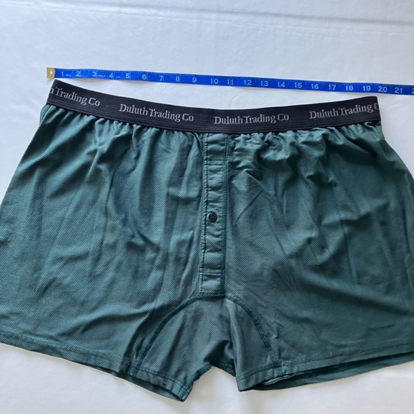 Men's Buck Naked Boxers Size: 2 XL Deep Hunter Green Excellent Condition - Picture 3 of 7